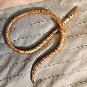 Bronze movable snake